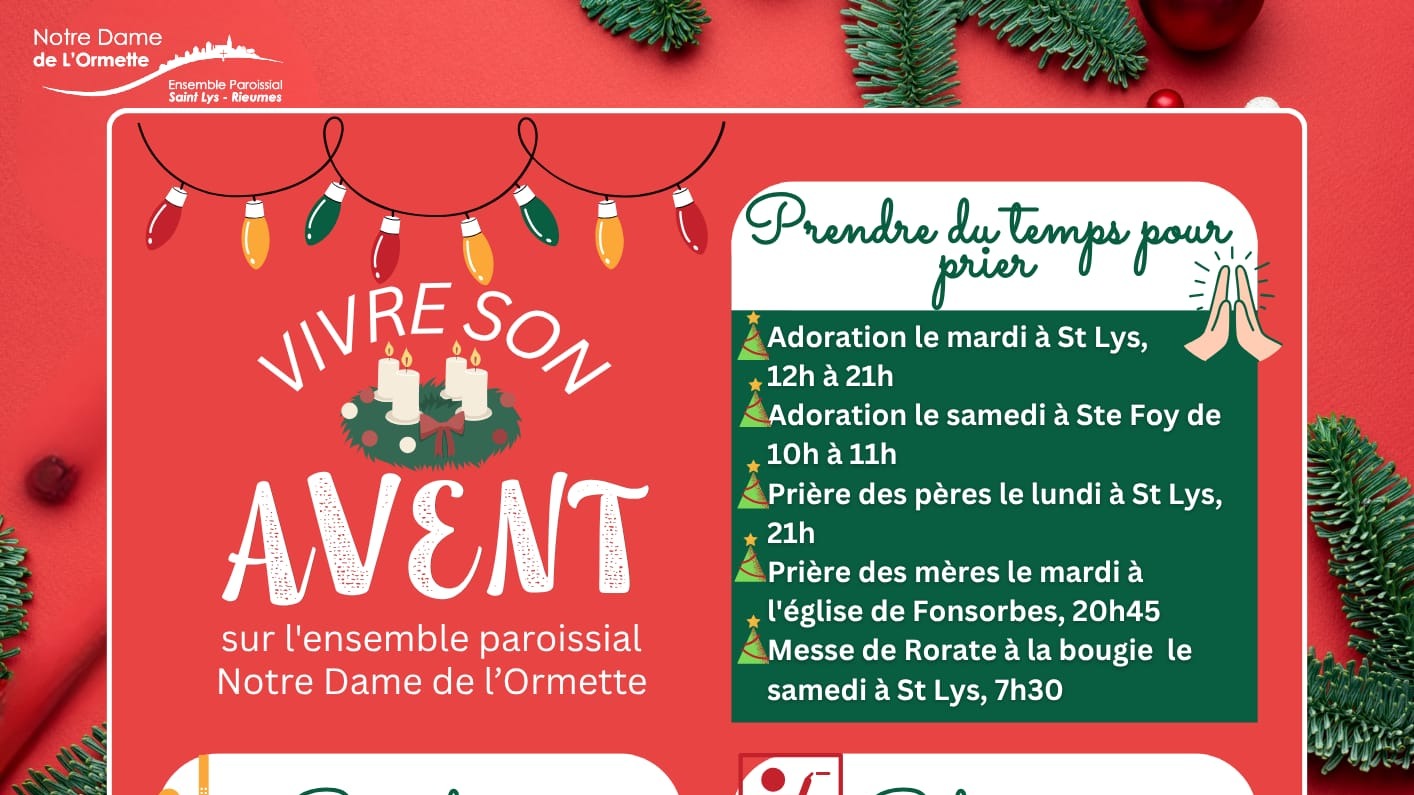 Programme Avent 2025